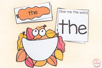 Fall Editable Sight Word Games