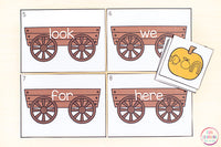 Fall Editable Sight Word Games