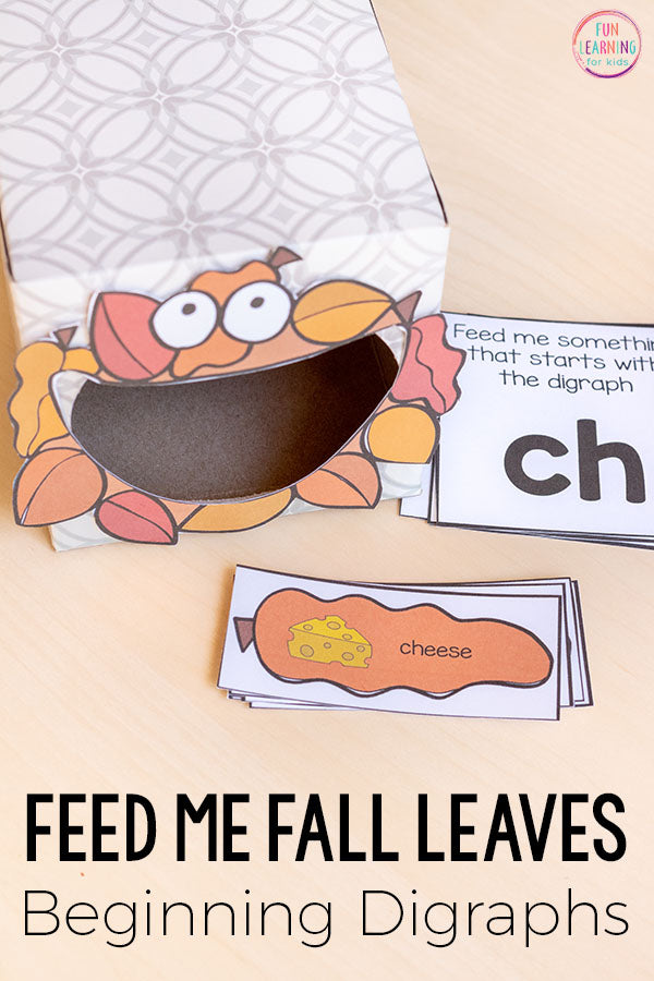 Fall Leaves Feed Me Math and Literacy Activities