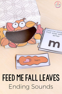 Fall Leaves Feed Me Math and Literacy Activities