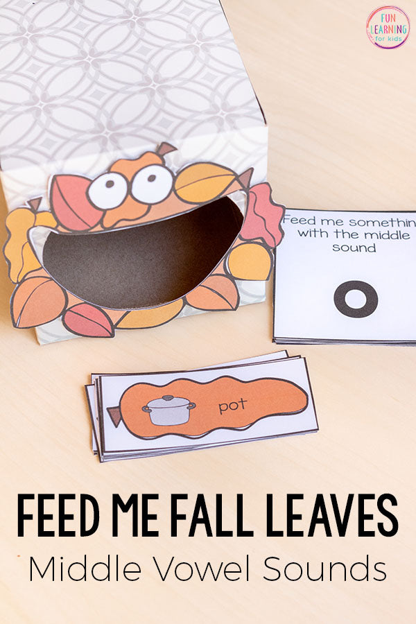 Fall Leaves Feed Me Math and Literacy Activities