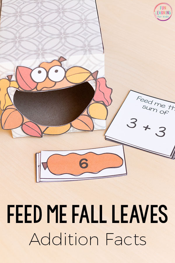 Fall Leaves Feed Me Math and Literacy Activities