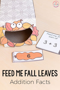 Fall Leaves Feed Me Math and Literacy Activities