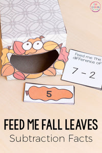 Fall Leaves Feed Me Math and Literacy Activities