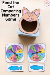 Comparing Numbers Math Centers and Activities for Kindergarten