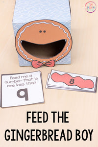 Gingerbread Feed Me Math and Literacy Activities