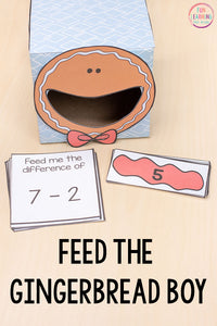 Gingerbread Feed Me Math and Literacy Activities