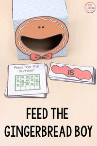 Gingerbread Feed Me Math and Literacy Activities