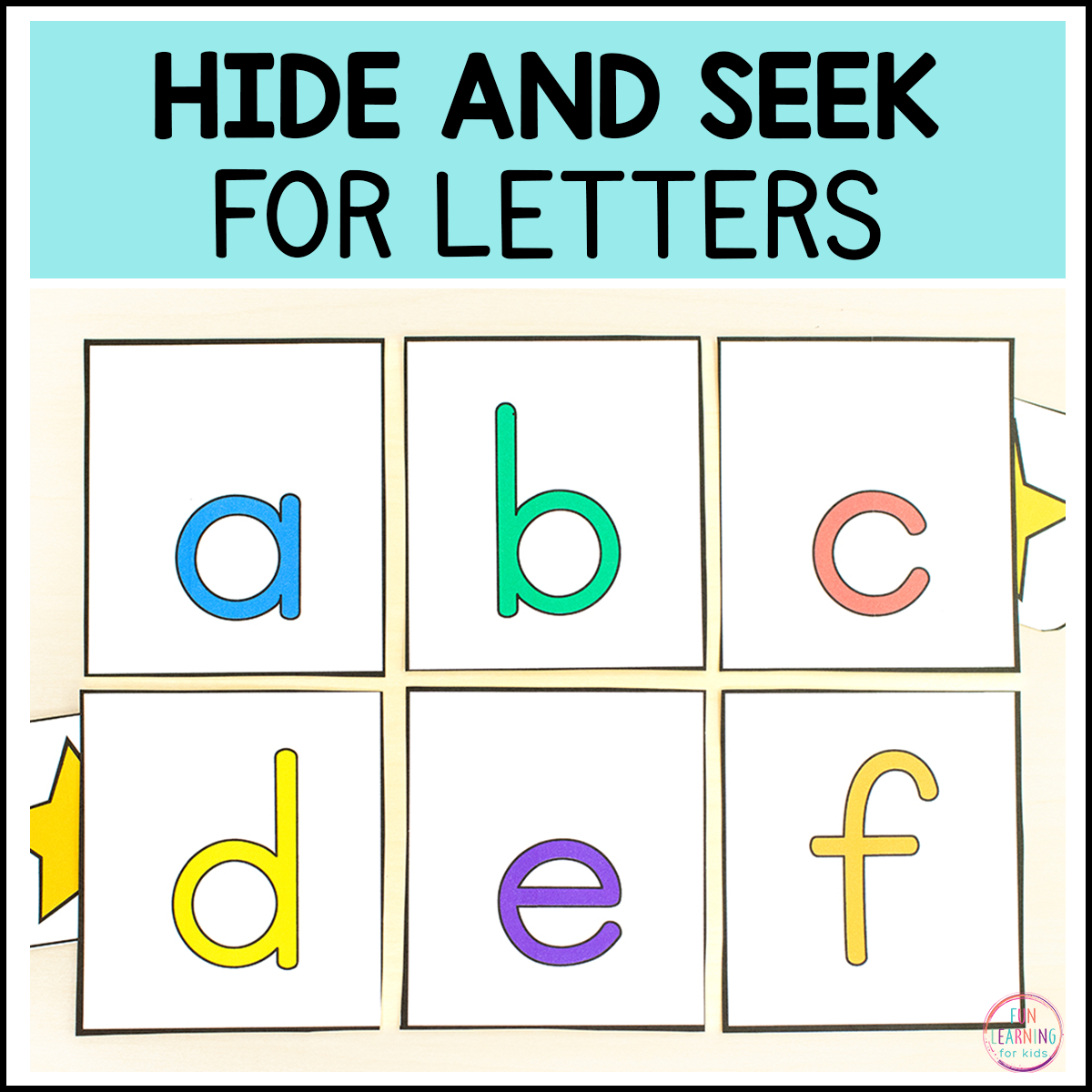 Hide and Seek for Letters – Fun Learning for Kids® Shop