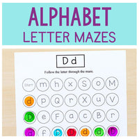 Alphabet Letter Mazes