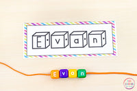 Editable Name Writing Practice Activities