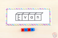 Editable Name Writing Practice Activities
