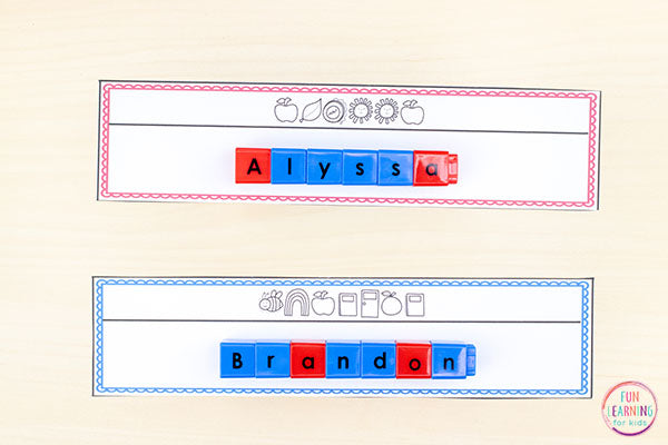 Editable Name Writing Practice Activities