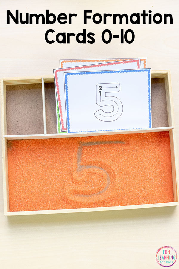 Numbers 0-10 Math Pack for Kindergarten Math Centers