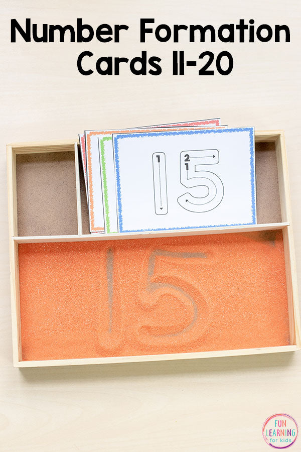 Numbers 11-20 Math Pack for Kindergarten Math Centers