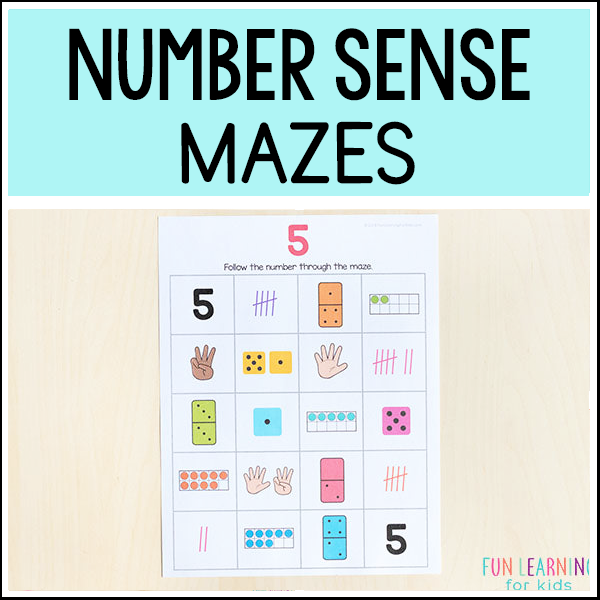 Number Sense Mazes