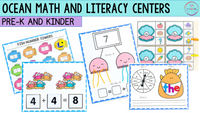 Ocean Math and Literacy Centers