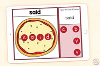 Sight Word Games | 5 Activities - Pre-Primer | Google Slides and Seesaw