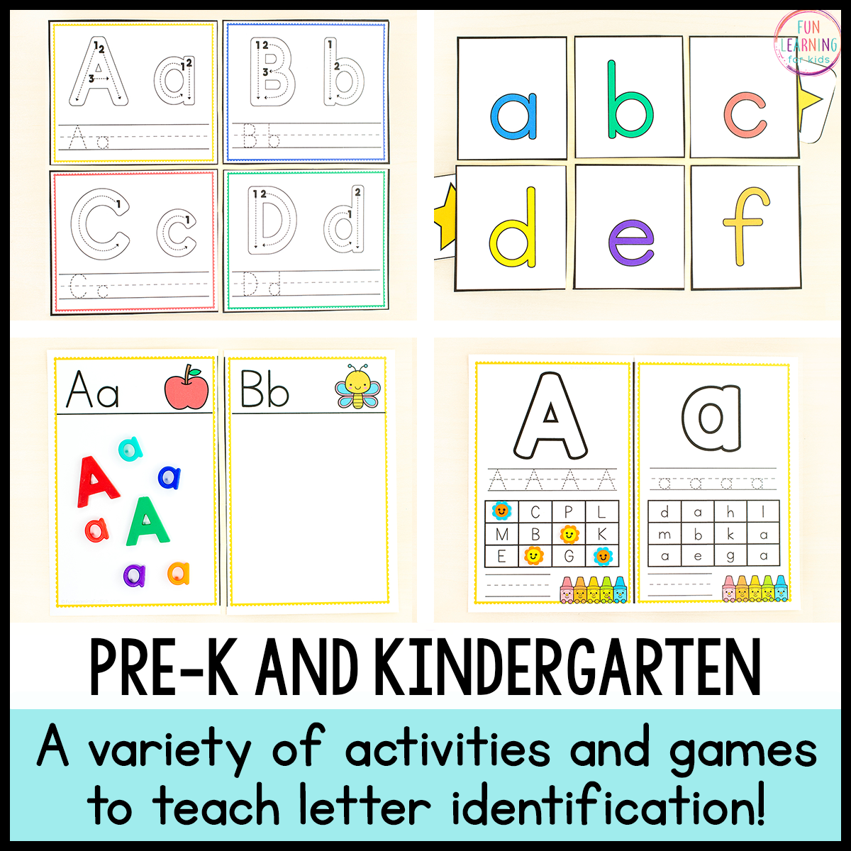 Alphabet Letter Recognition and Letter Identification Centers