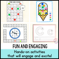 Alphabet Letter Recognition and Letter Identification Centers