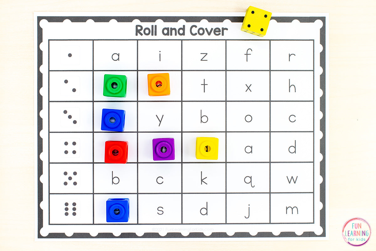 Alphabet Mats and Alphabet Worksheets for Letters and Beginning Sounds - NO PREP