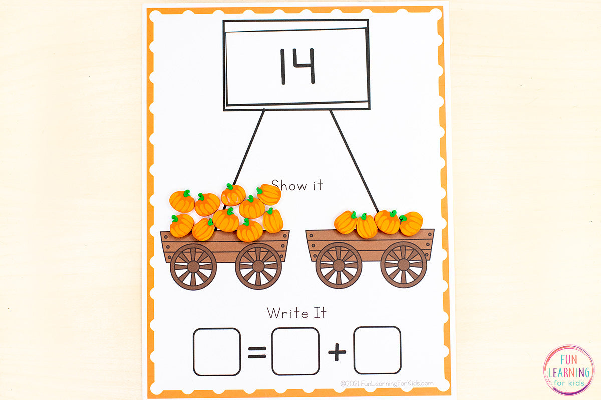 Pumpkin Number Sense Math Activities