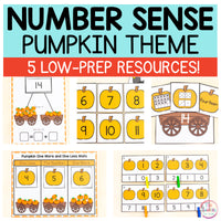 Pumpkin Number Sense Math Activities