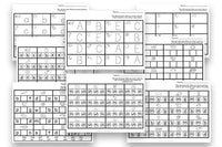 Differentiated Apple Spin and Cover Math and Literacy Activities