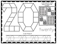 Alphabet and Numbers Pattern Block Mats Bundle
