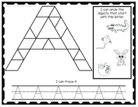 Alphabet Pattern Block Mats