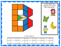 Alphabet Pattern Block Mats