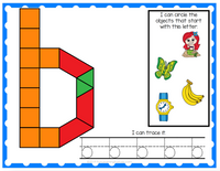Alphabet Pattern Block Mats