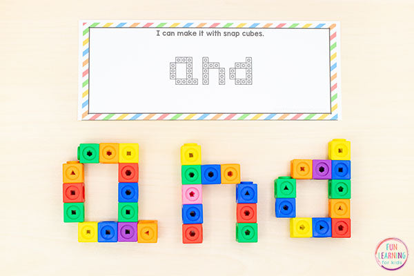 Editable Sight Word Building Cards