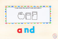 Editable Sight Word Building Cards
