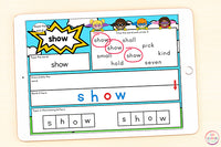 Superhero Sight Word Mats Third Grade - Google Slides & Seesaw