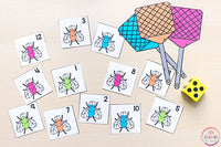 Insect Theme Math and Literacy Printables for Pre-K and Kindergarten