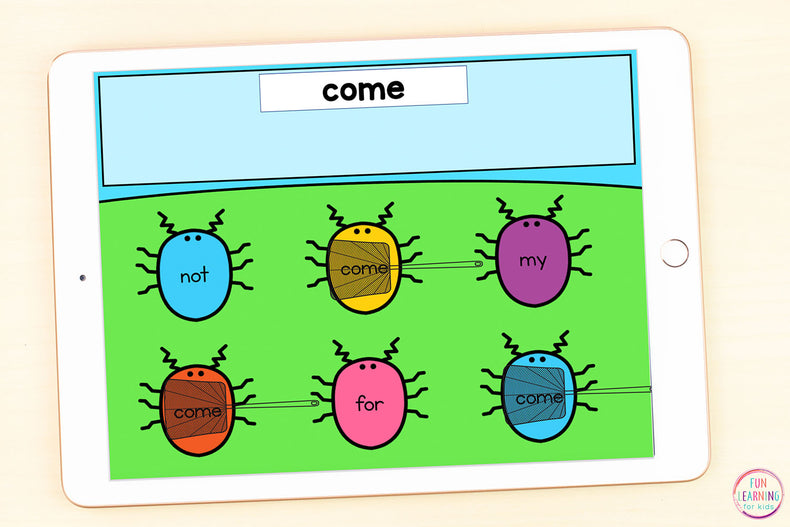 Sight Word Games | 5 Activities - Pre-Primer | Google Slides