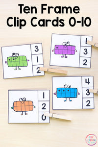 Numbers 0-10 Math Pack for Kindergarten Math Centers