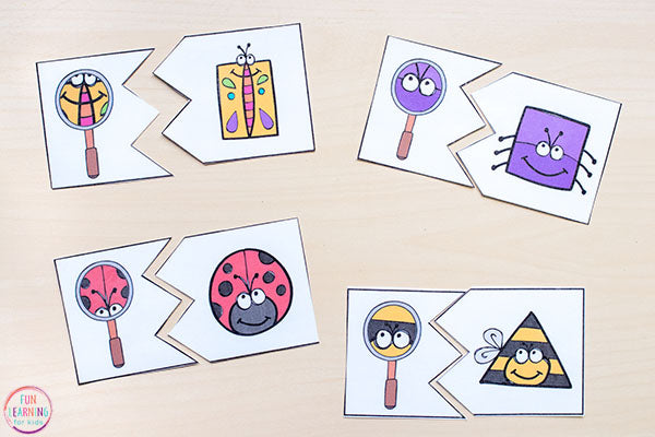 Insect Theme Math and Literacy Printables for Pre-K and Kindergarten