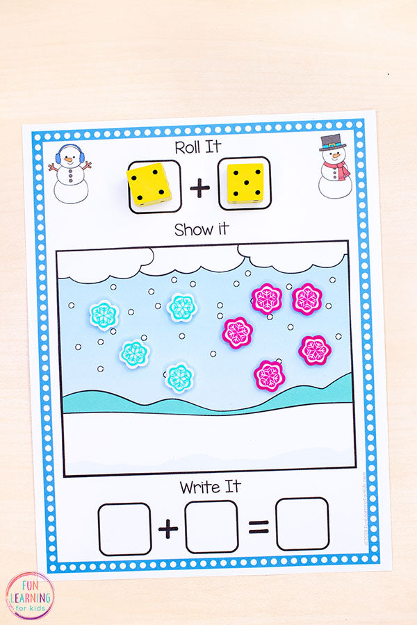 Winter Math and Literacy Activities