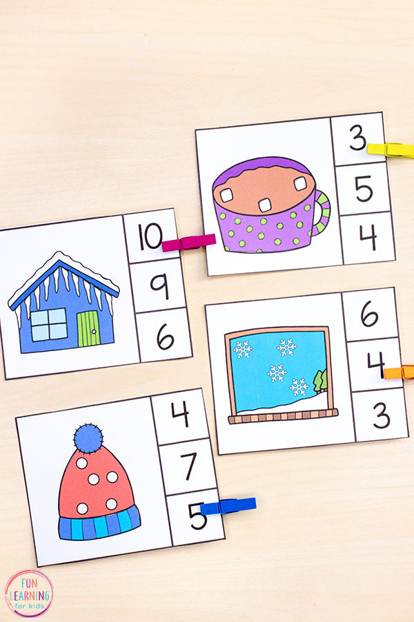 Winter Math and Literacy Activities