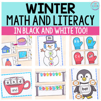 Winter Math and Literacy Activities