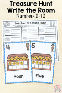 Numbers 0-10 Math Pack for Kindergarten Math Centers