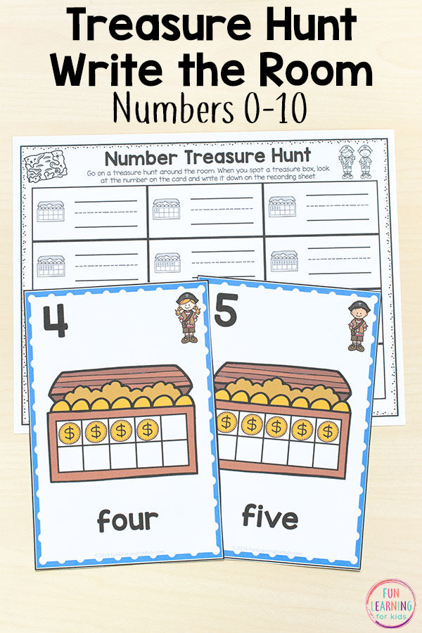 Numbers 0-10 Math Pack for Kindergarten Math Centers